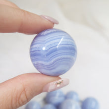 Load image into Gallery viewer, Blue Lace Agate Spheres
