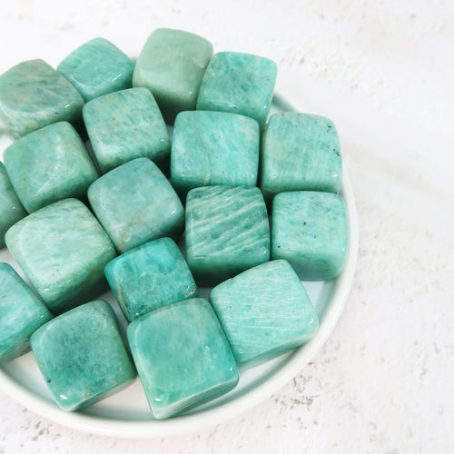 Amazonite cubes